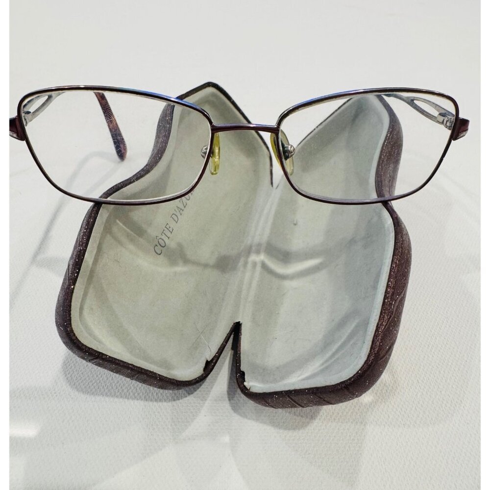 GUC Côte DAzur Europa Womens Eyeglasses CDA-244 52-17-135 Rectangular Frame